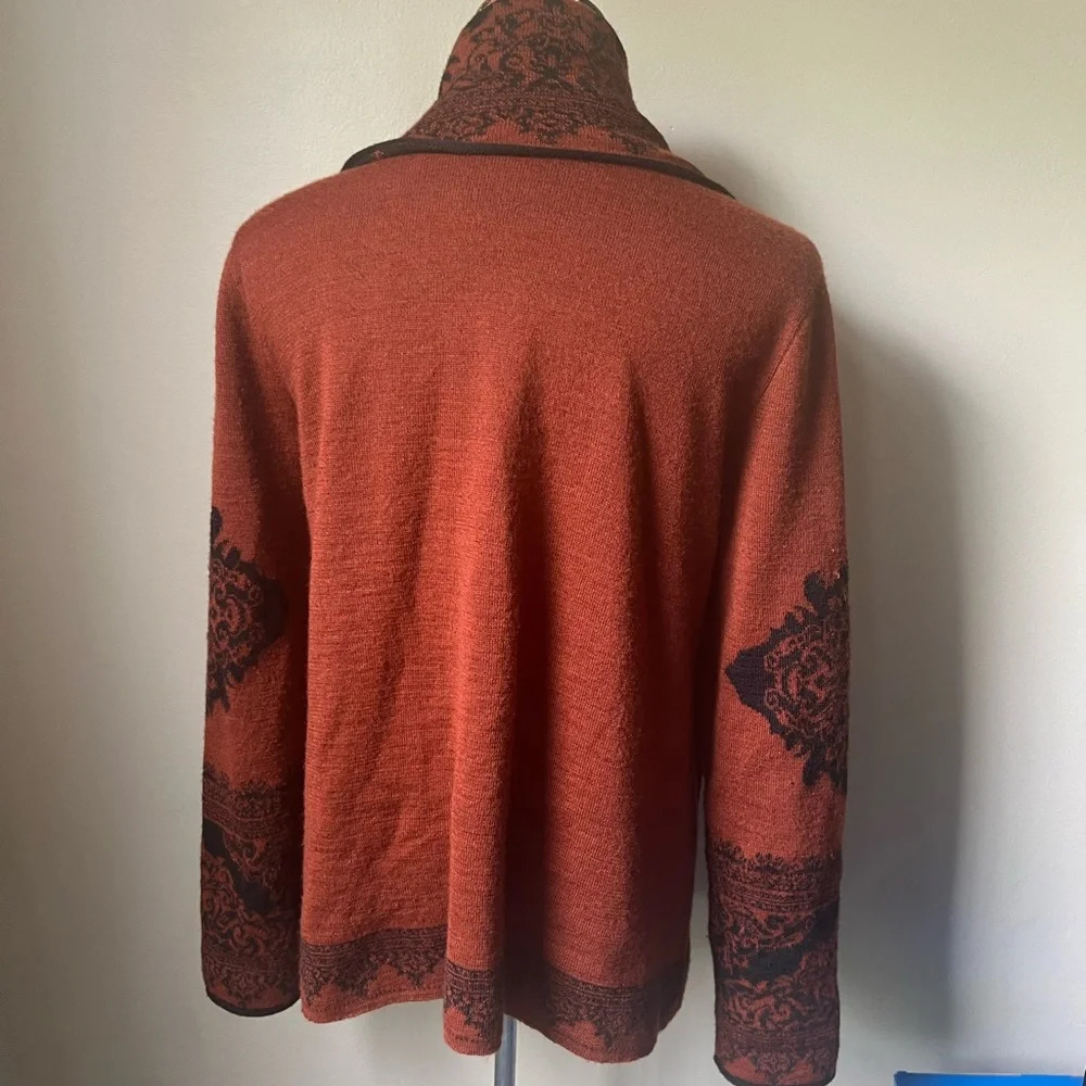 Peruvian Link Alpaca Collection Rust Orange Sweat… - image 3